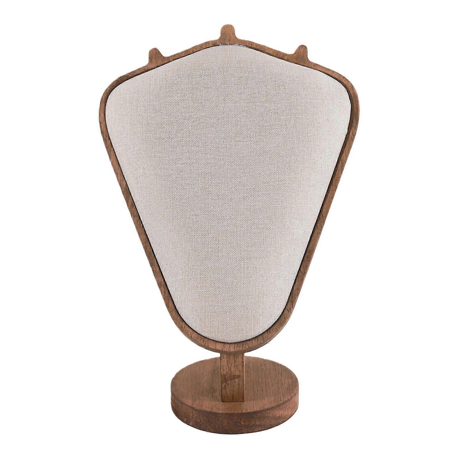 Sustainable Hemps Fabric Display Rack For Pendants And Chains Jewelry Organiser Holder For Gallery Use  27cm