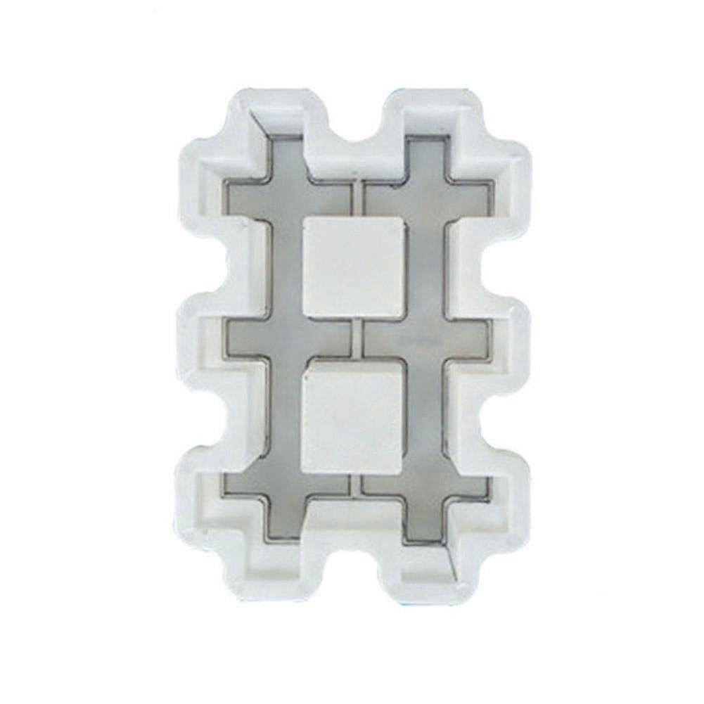 Paving Mould for Grass Brick Driveway and Garden Path, Reusable Cement Concrete Mold