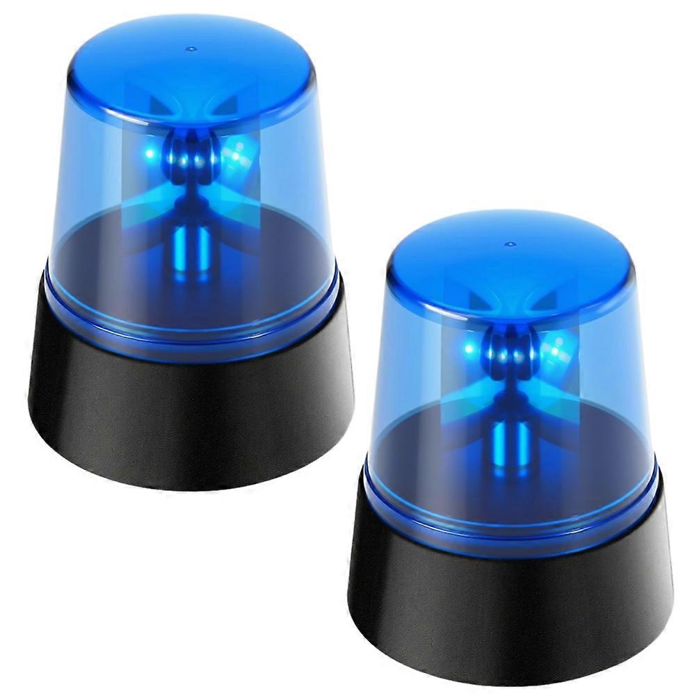 2Pcs Rotating Strobe Light, 360 Degree Rotating Light, Disco Bar Party Decorative Light Blue