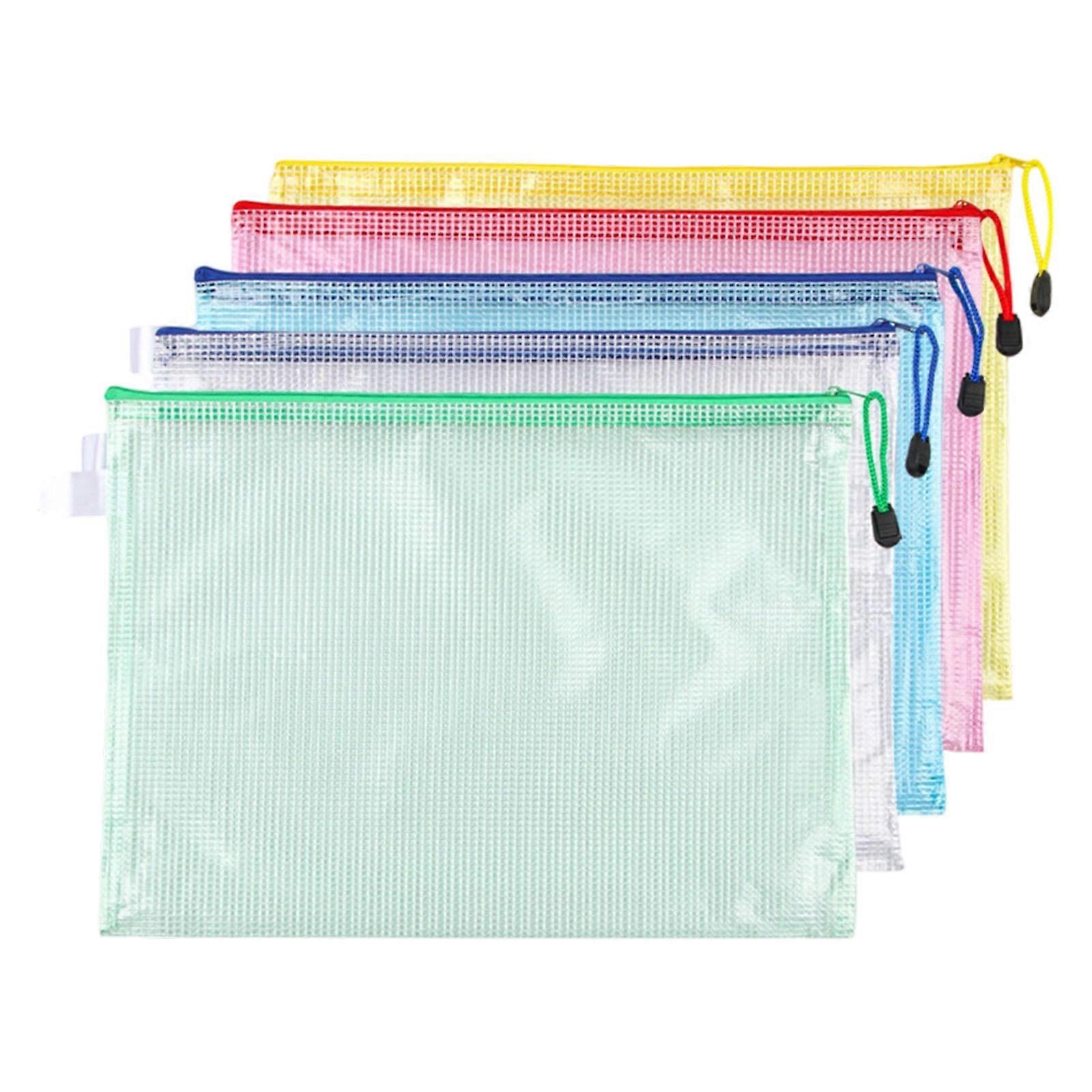 Heavy Duty PVC File Organizers Storage Pouches For Long Term Use Multicolor
