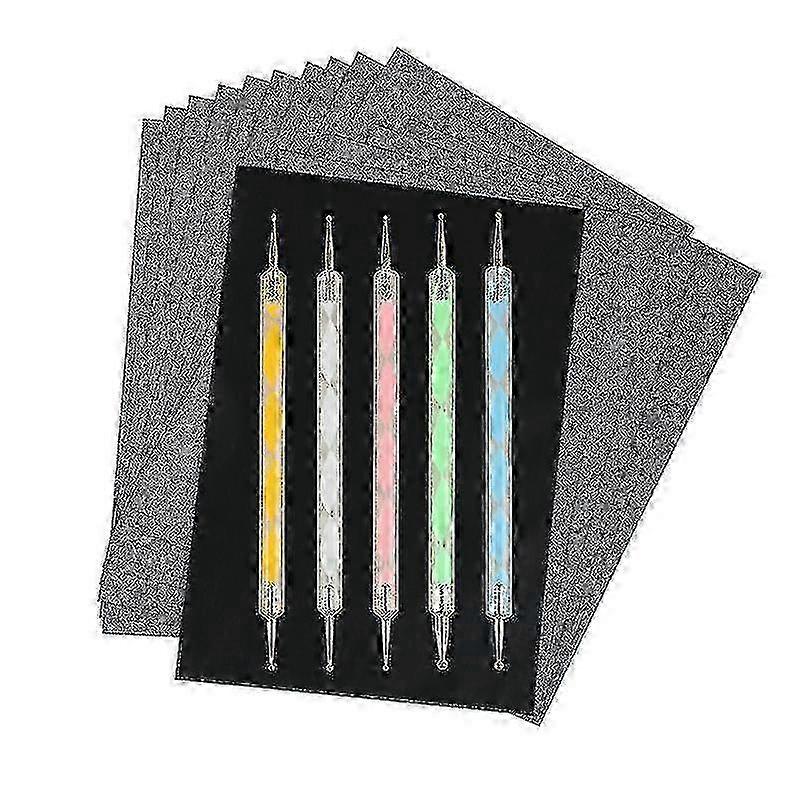 100 Sheets , A4 Graphite Transfer , Tracing And S With Eming Pen Set, Idea Compatible With Woo