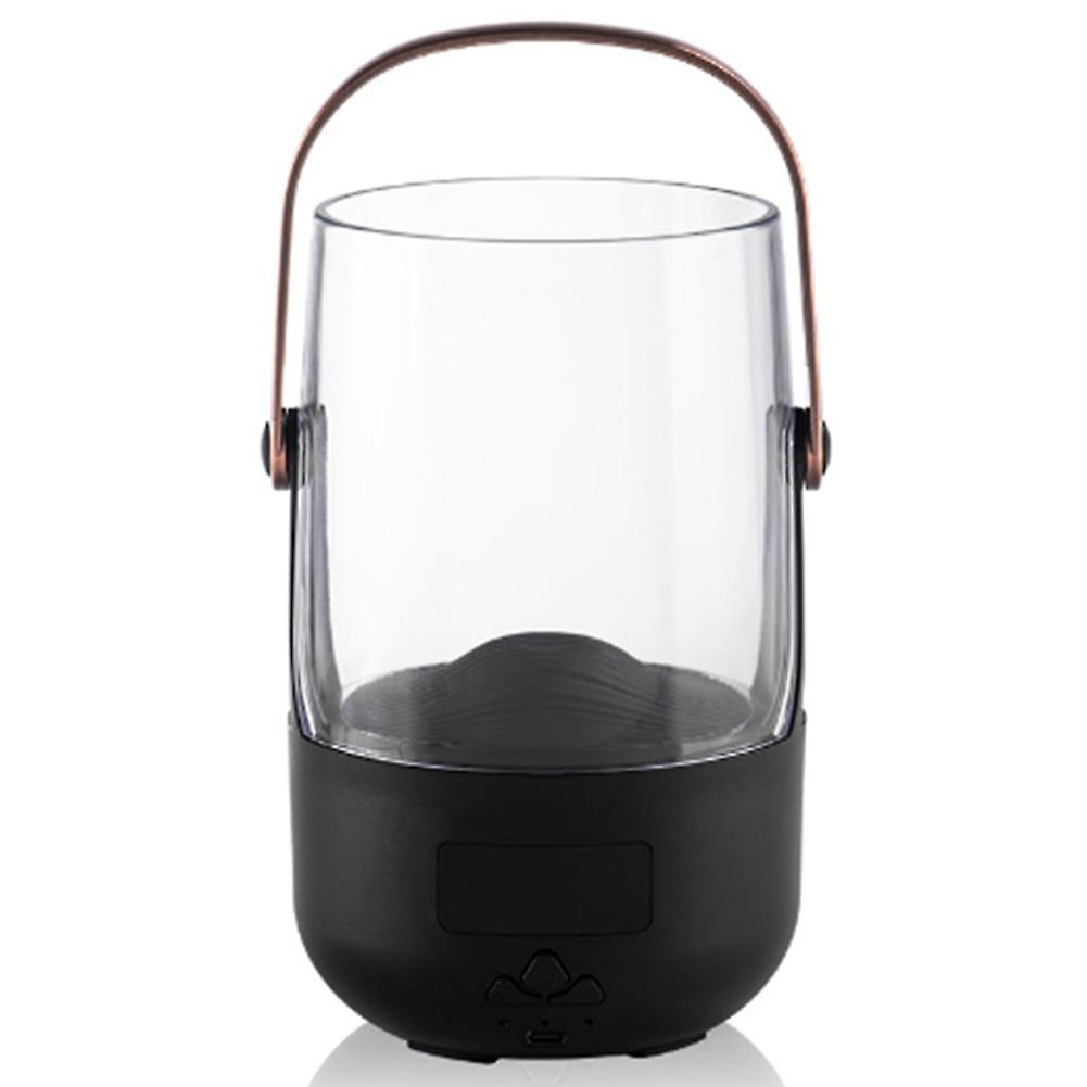 Flame Air Humidifier & Essential Oil Diffuser with Color-Changing LED Lights - USB Powered, Auto-Off Safety Timer