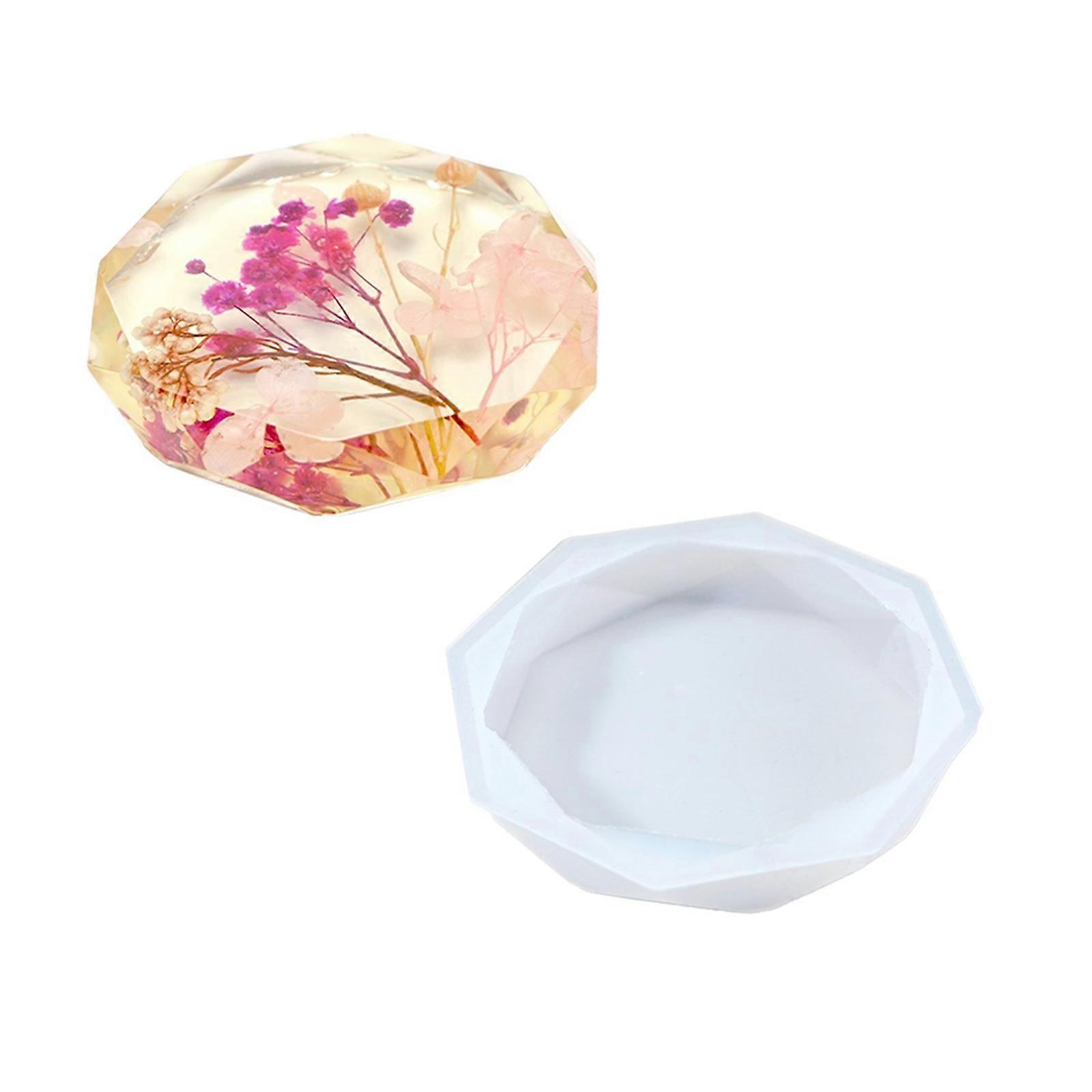 Artistics Silicone Mould for Projects Supplies Includes Round and Square Bases for Diverse Craft Applications Daily Use Multicolor