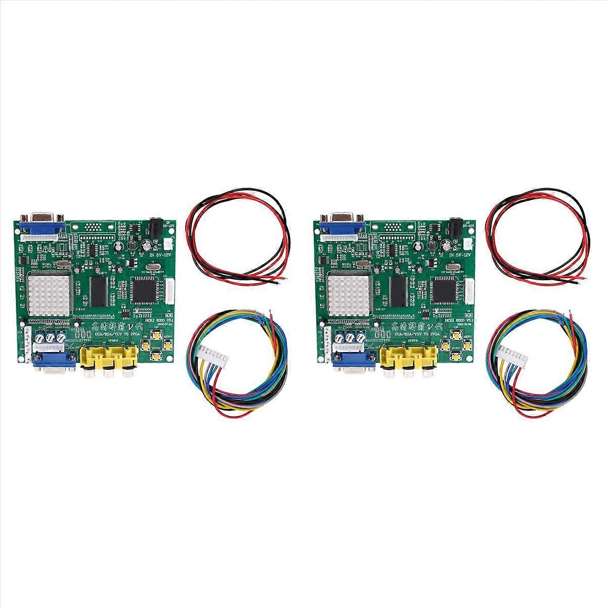 2X GBS8200 CGA//YUV/RGB to VGA Output Arcade Jamma Game HD Video Converter Board Monitor to LCD GBS-