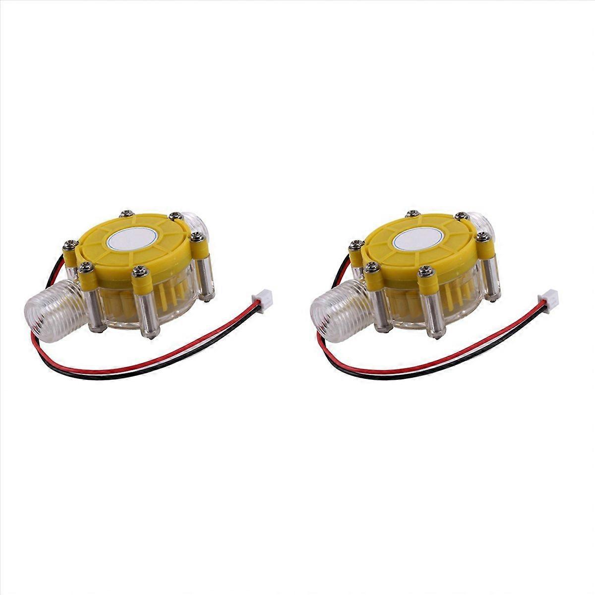 2X 12V Regulated DC Micro-Type Hydro Generator Small Generator Water Flow Air Pressure Generator Fau