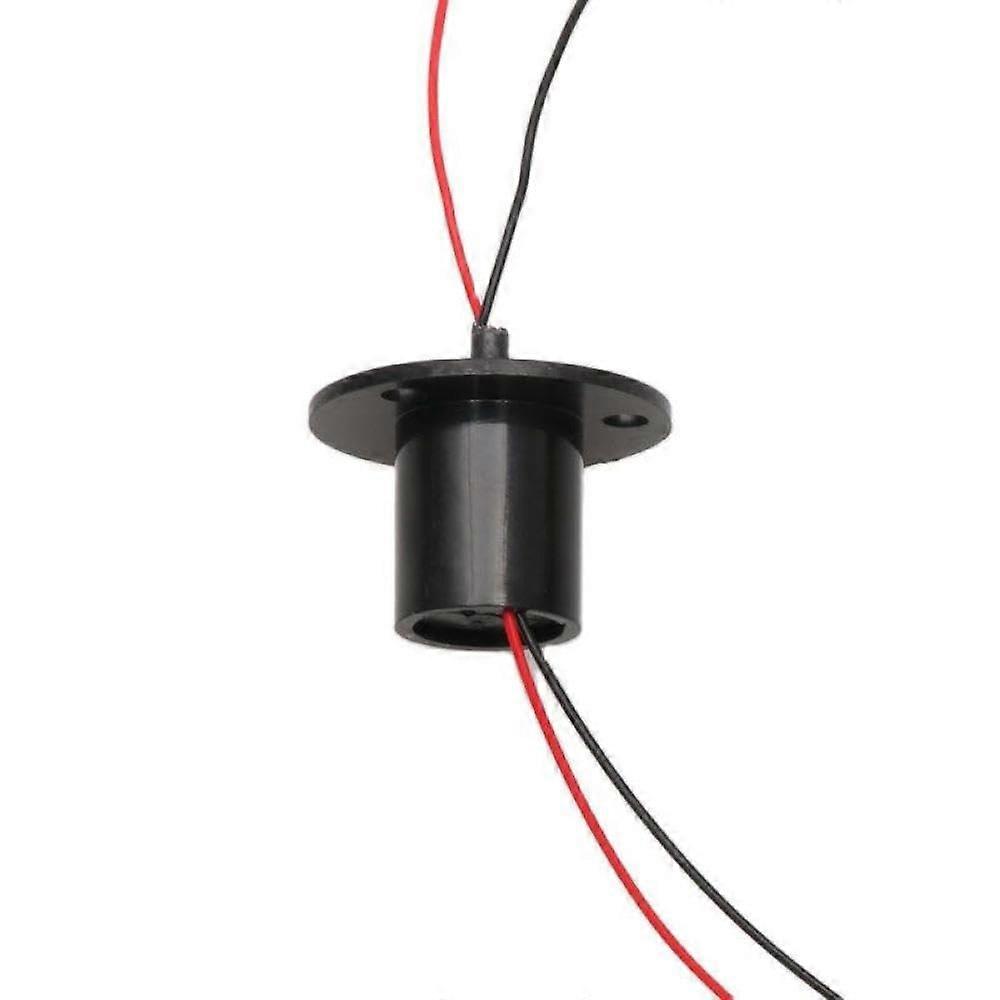 Slip Ring Connector 2 Channel 2A Dia 12.5mm Rotating Electrical Collector for Table and Device Systems