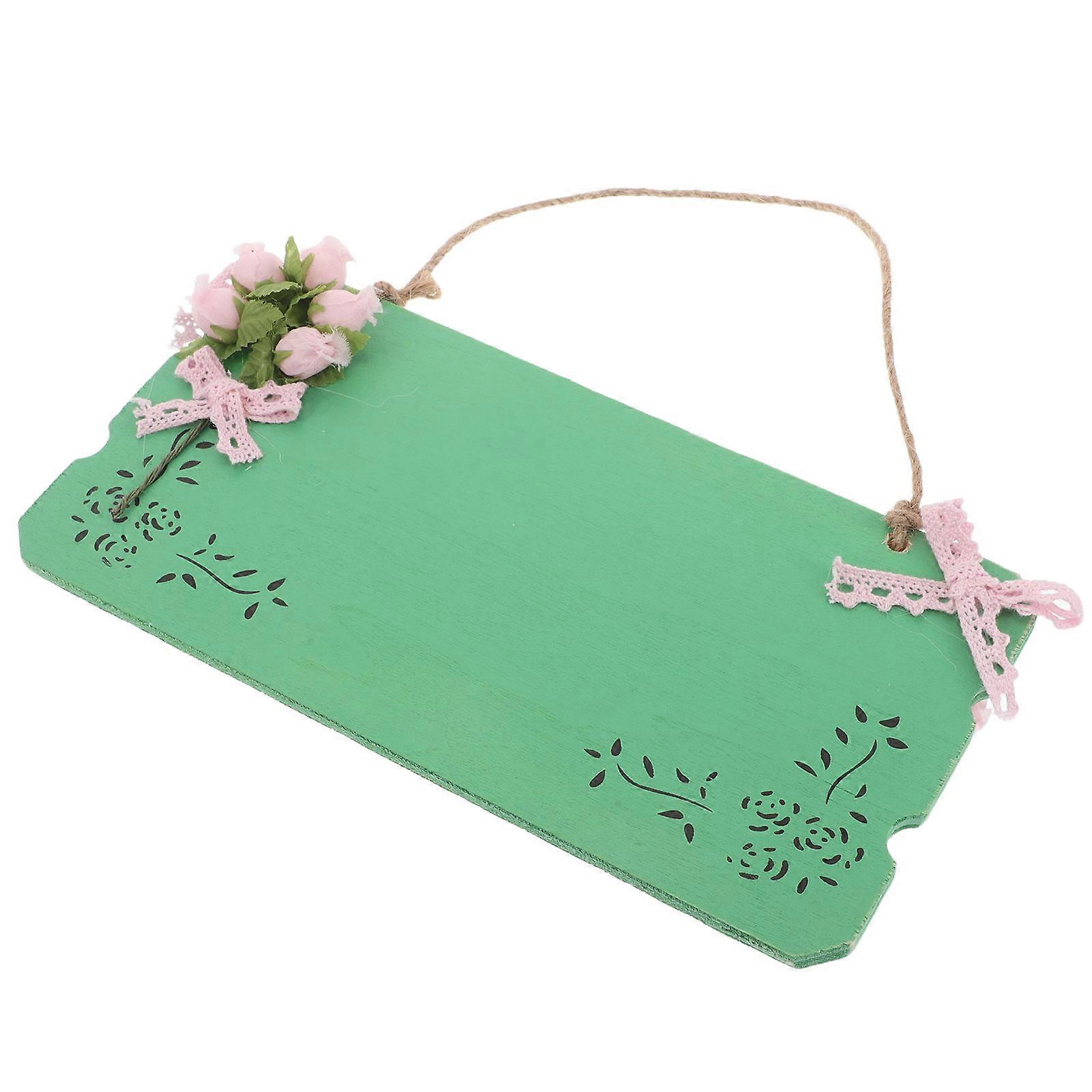 European Style Wooden Sign for Open Closed Use with Dual Sided Design