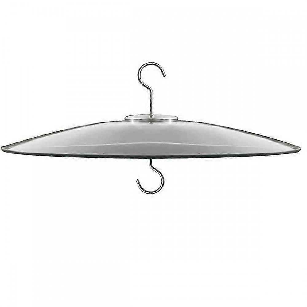 1pcs Squirrel Deflector for Feeder Pole - Shepherd's Hook/Hanging Post, Clear, 13 Inch, Large