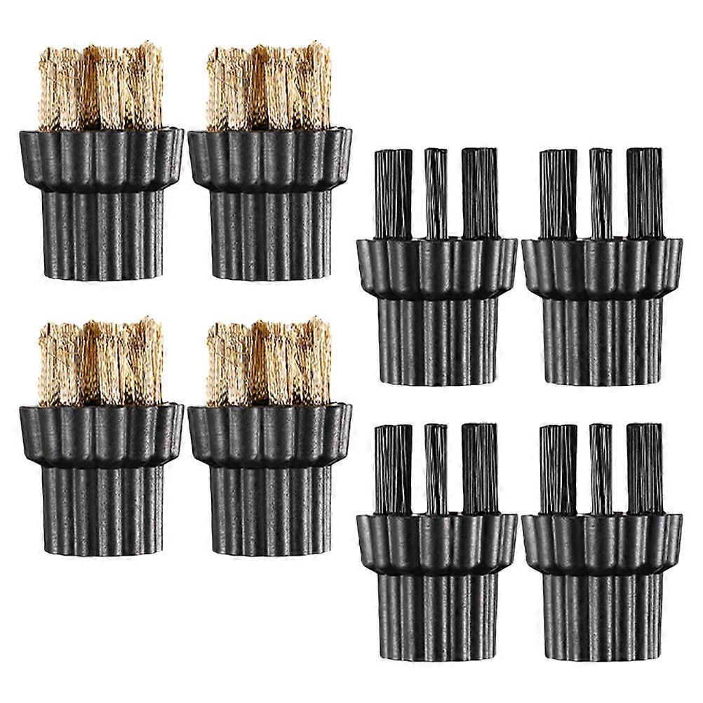 8Pcs Cleaning Machine Brush Heads Multi Functional Steam Cleaner for Appliance Use
