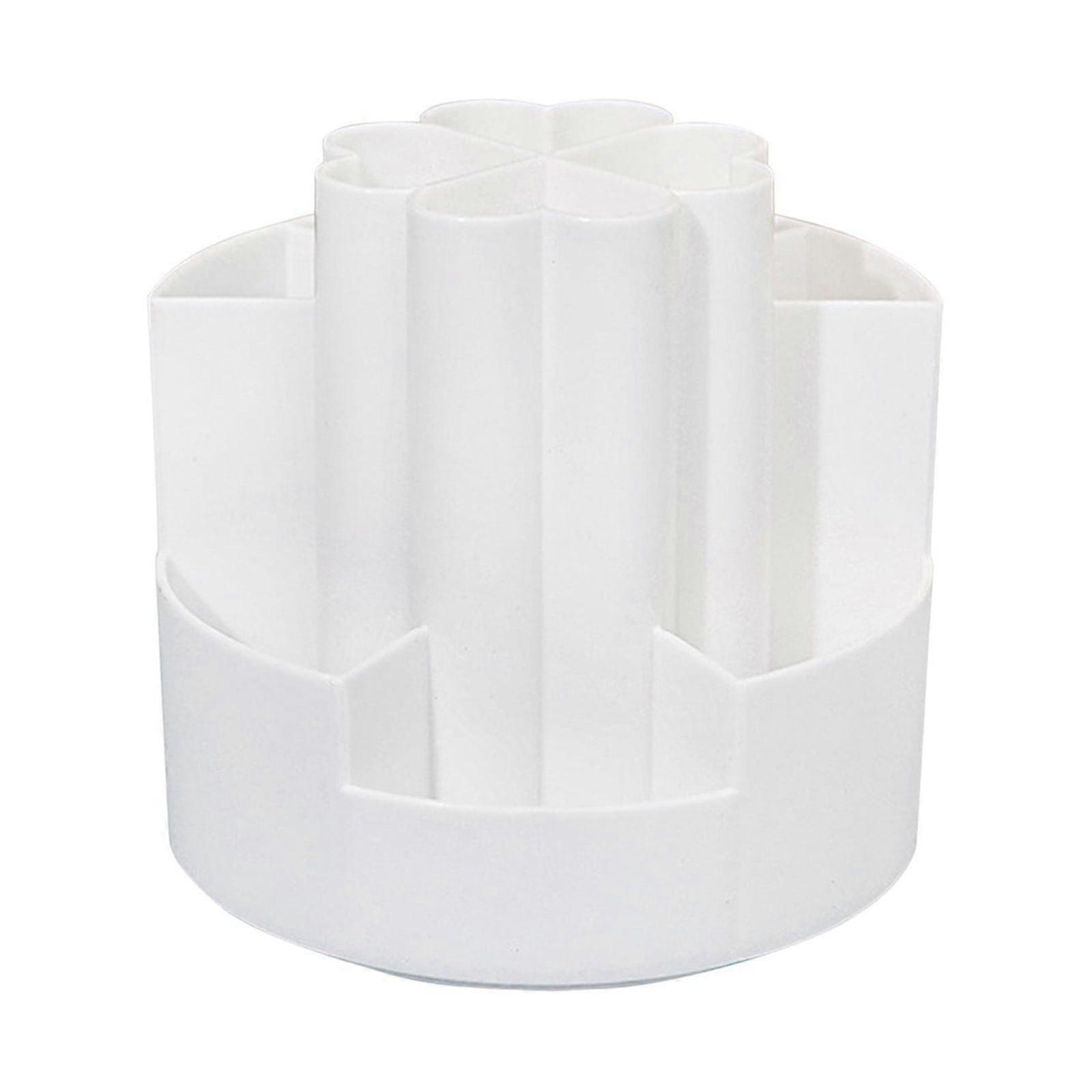 VALSEEL Organization and Storage Four-leaf Rotary Pen Student's Large Capacity Desktop Storage And Sorting Box Multi Functional Office Pen Box