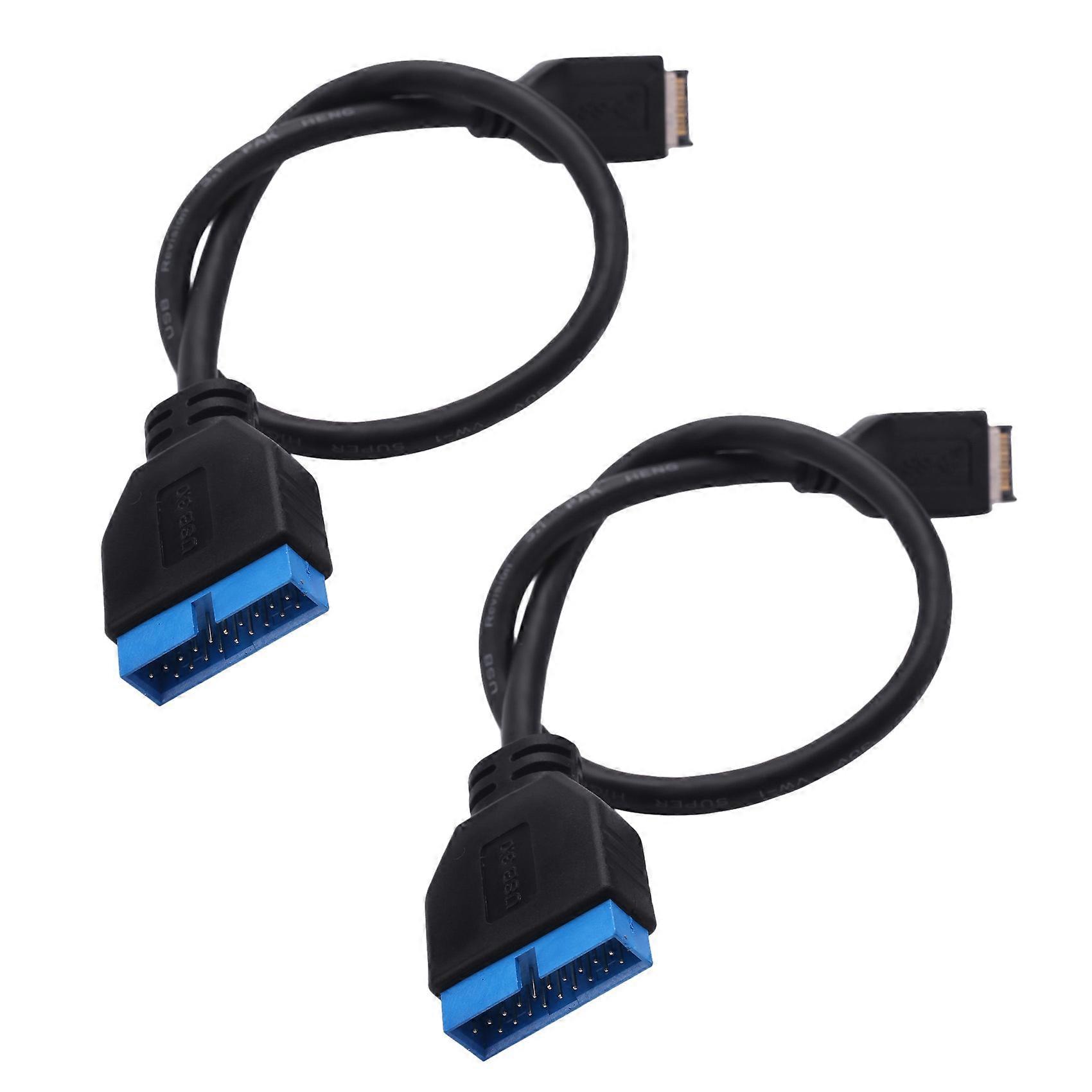 2X USB 3.1 Front Panel Header to USB 3.0 20Pin Header Extension Cable for ASUS Motherboard 20cm