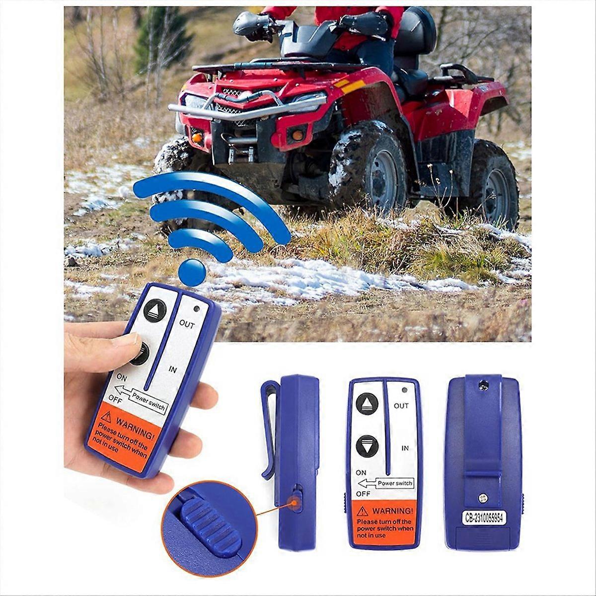 Wireless Remote Control Winch Kit - 12V,250A,Solenoid Relay Contactor