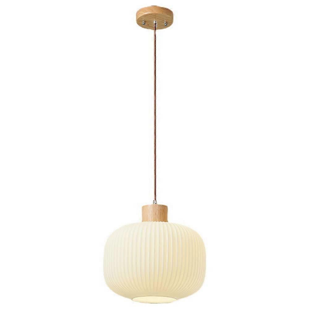 Modern Glass Pendant Light with Adjustable Height, RustResistant Iron for Dining Room