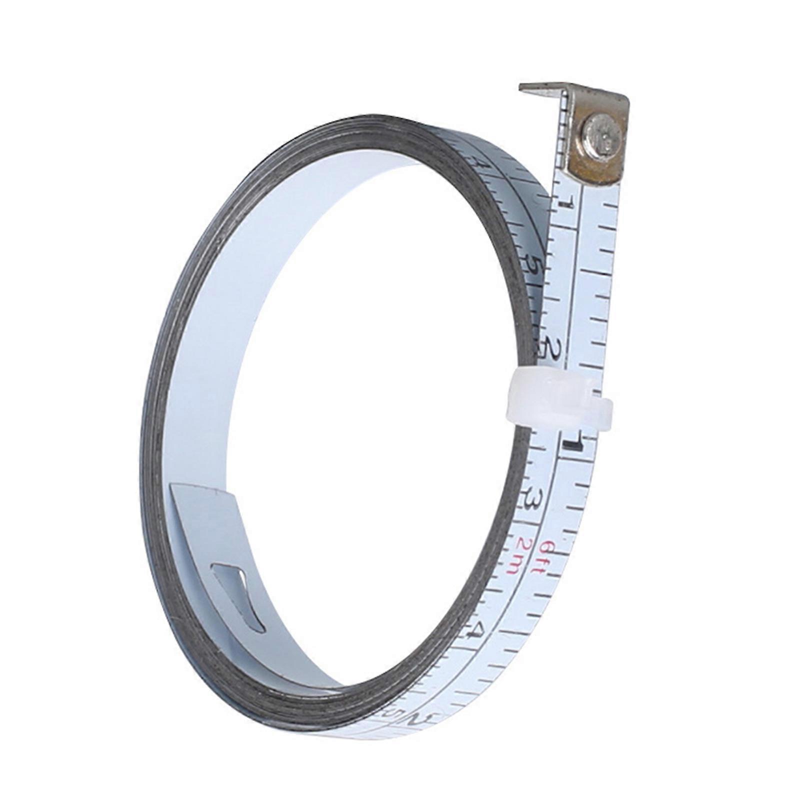 Carbon Steel Tape Measure Featuring Not Wear Coating & Legible Graduations Double Units Metric Royal for Easy Handling Multicolor