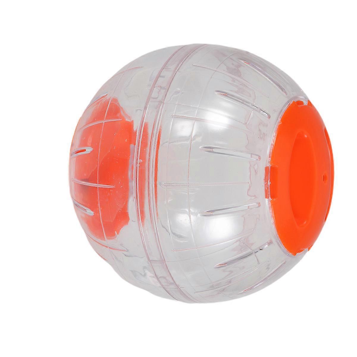 Water Crystal Hamster Running Ball for Pet Exercise Orange Mini Run About