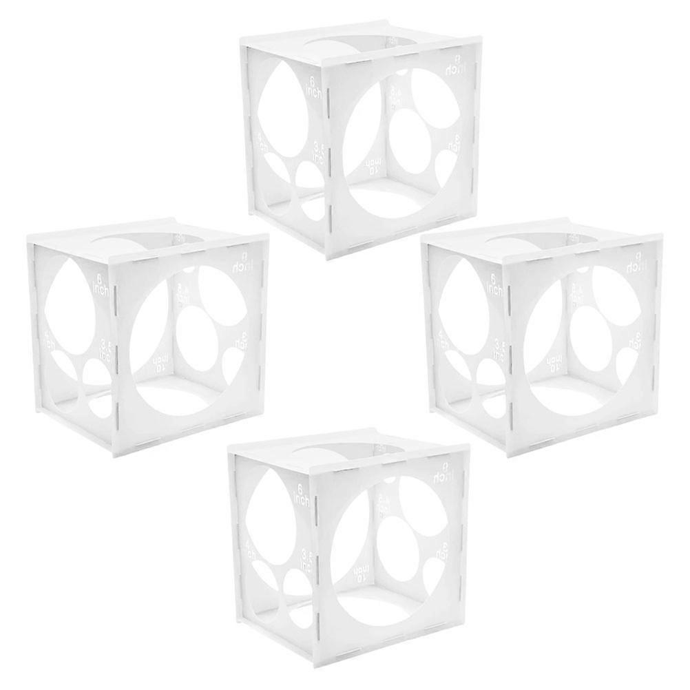 Plastic Balloon Sizer Balloon Measure Tool for Accurate Sizing 4Pcs