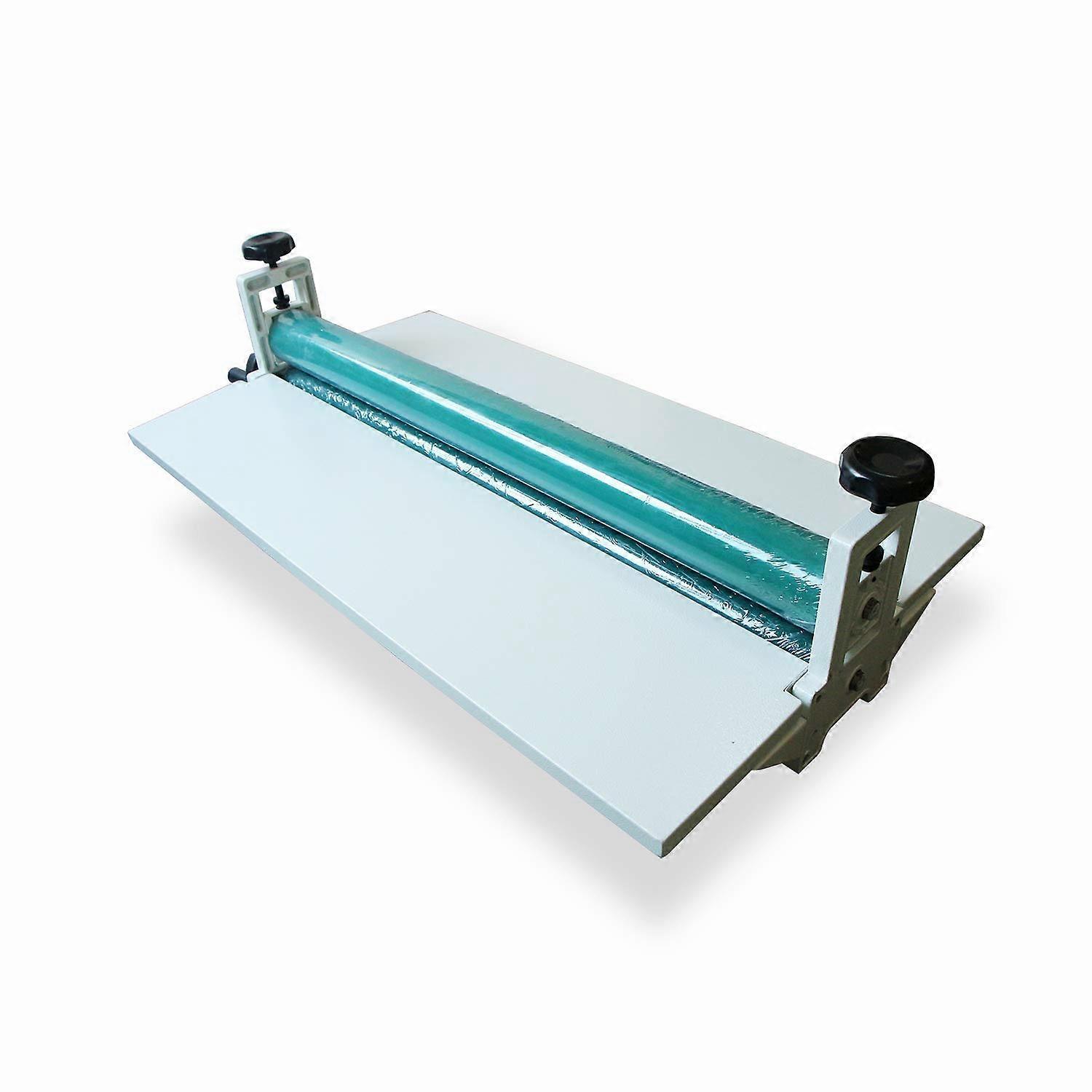25 Inch Manual Cold Roll Laminator with Foldable Long Wings for Wide Format Lamination