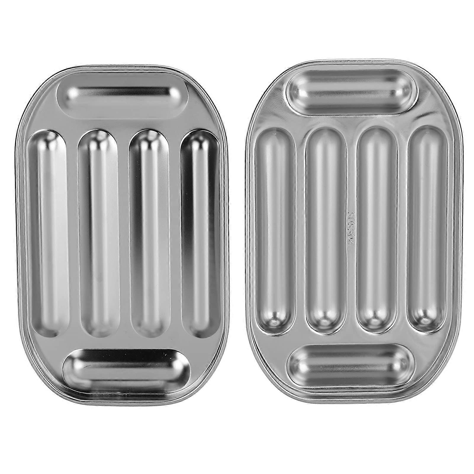 Stainless Steel Sausage Maker with Nonstick Mold for Oven and Microwave Irregular Style