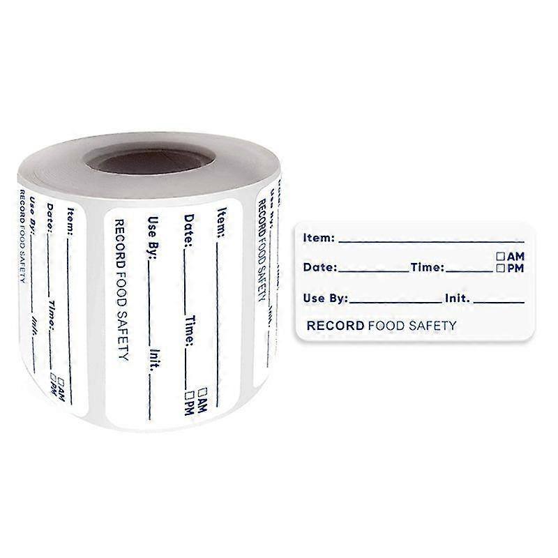 500pcs/roll Kitchen Sticker Refrigerator Freezer Food Storage Date Content Label