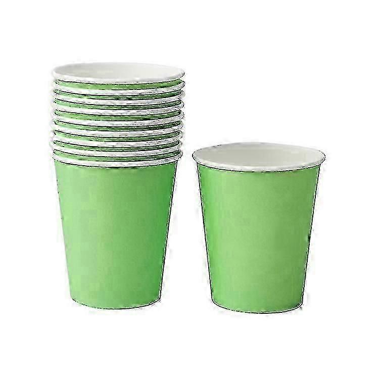 100-Piece 9oz Disposable Paintable Paper Cups-JJ