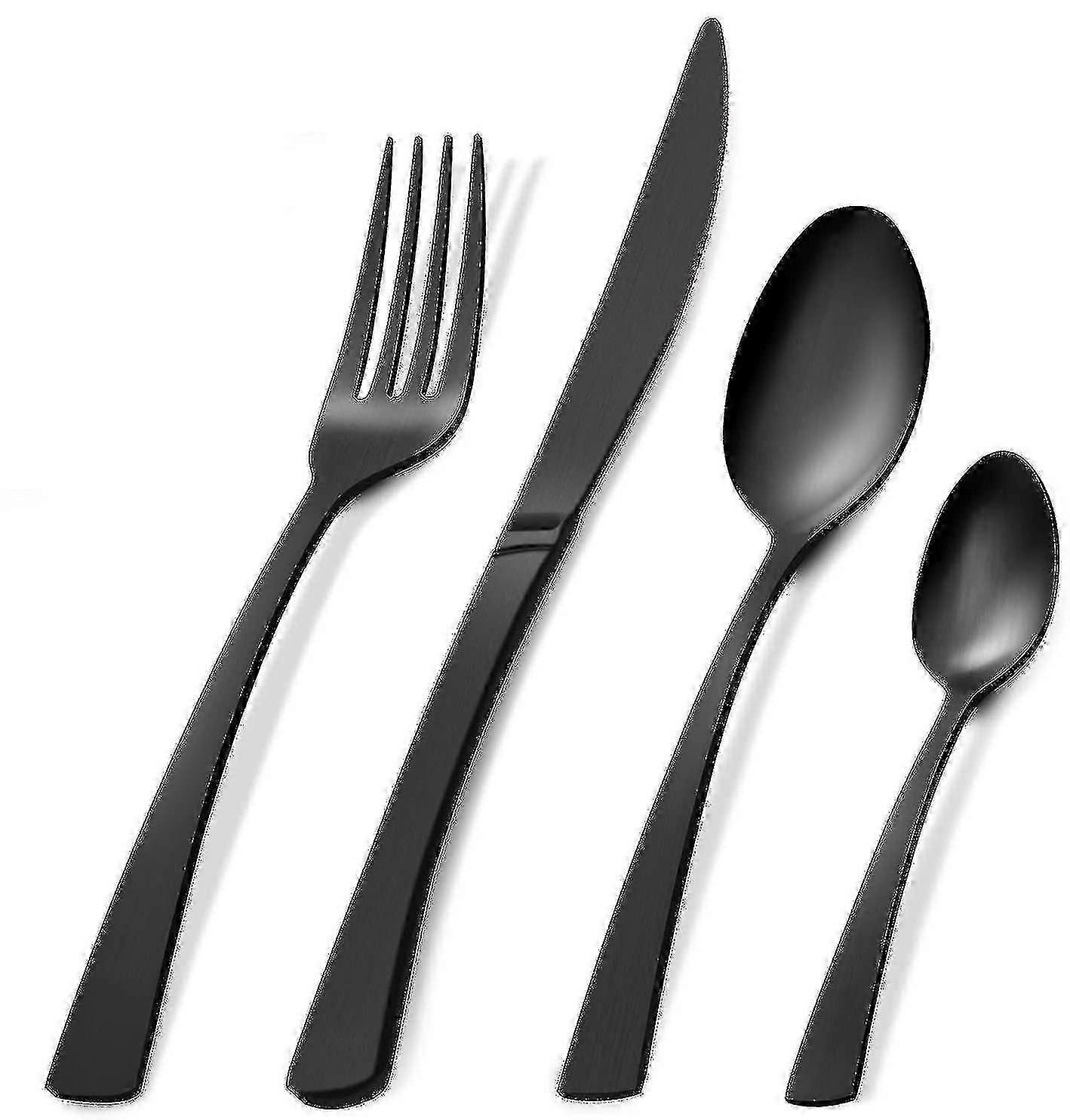 Bestikk sett, 16-delt rustfritt stål flatware sett, service for 4