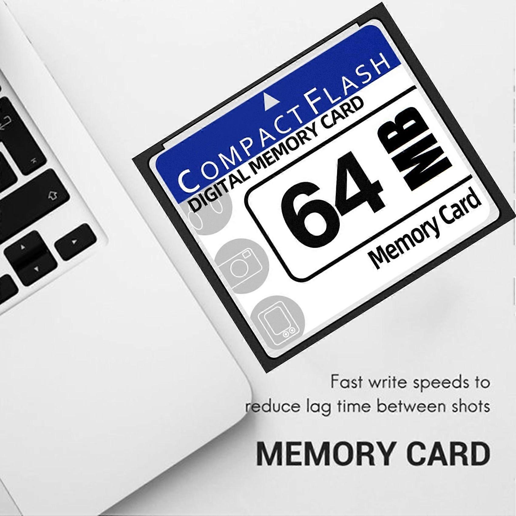 4X 64MB Compact Flash Memory Card for Camera, Advertising Machine, Industrial Computer Card