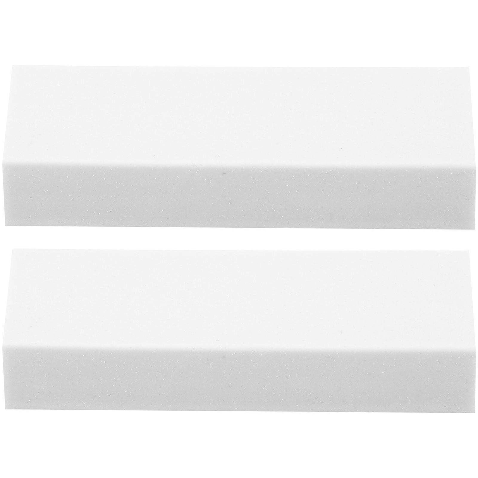 Borrador limpiador de zapatillas, duradero, para el cuidado del calzado, 2 unidades, color blanco