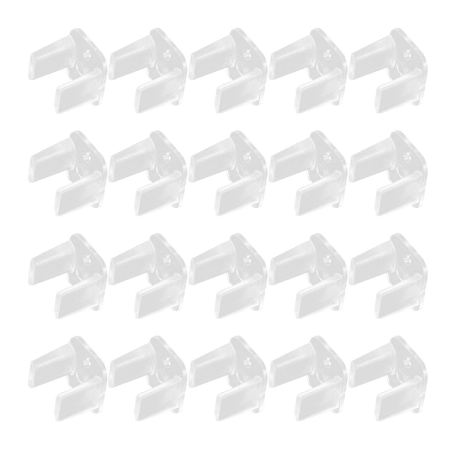 LED Clips Light Strip Clips for 300Pcs Transparent Strip Light Fixing