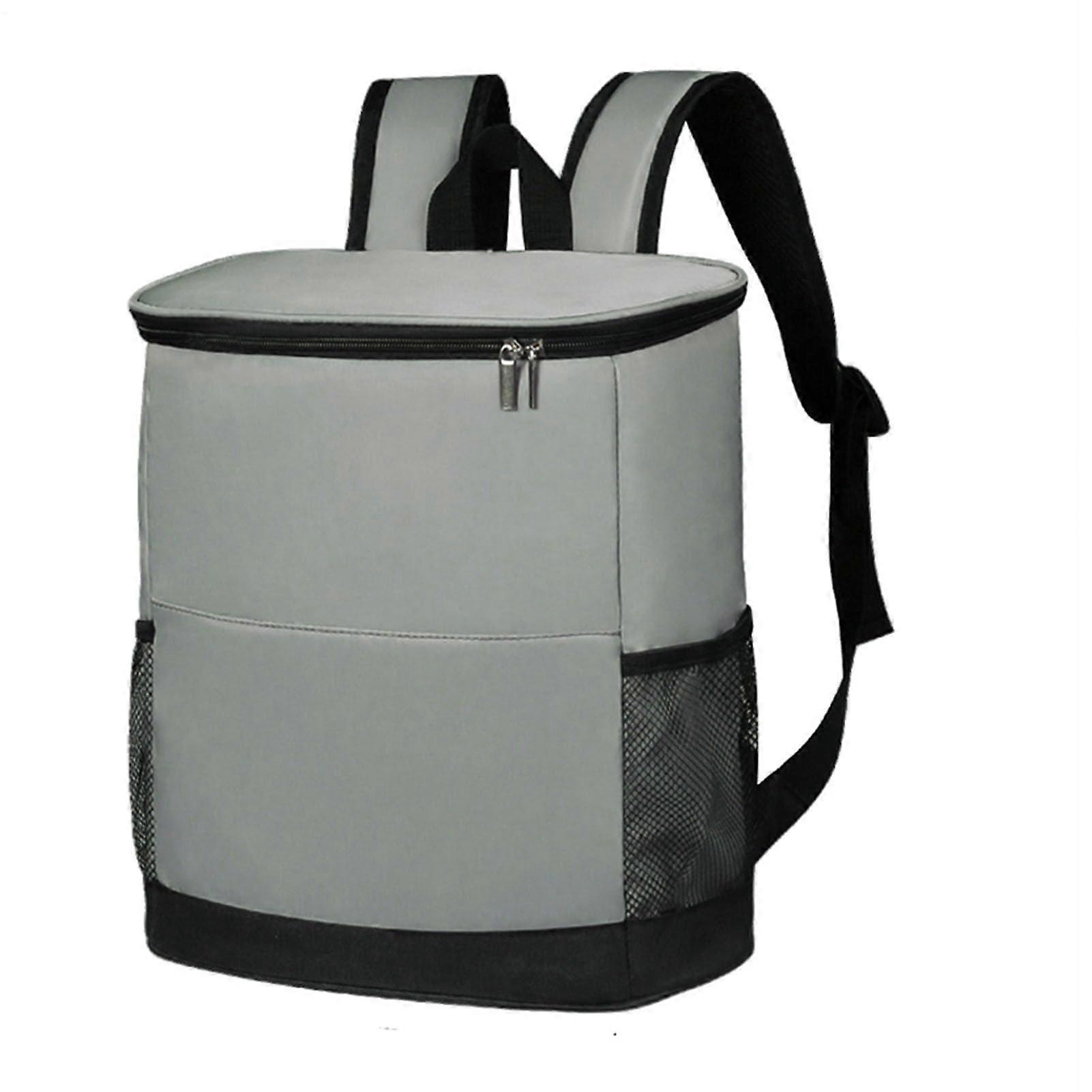 Cooler Backpack with Large Capacity Storage and Performance Insulation for Hiking Beach Travel Grey