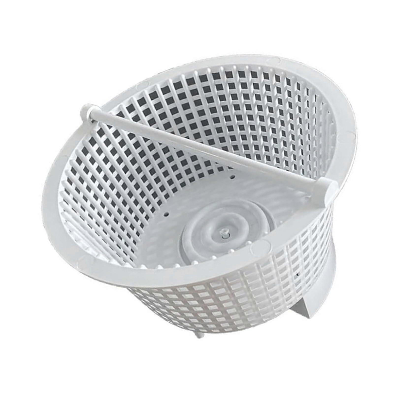 Pool Skimmer Basket Replacement for Leaves and Debris, Durable Rubber with Ergonomic Handle