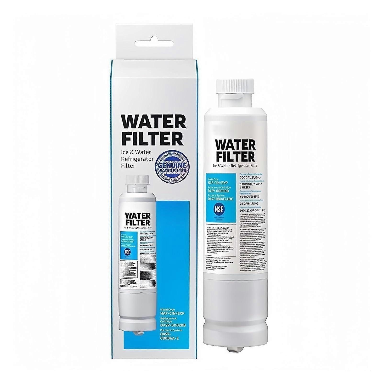 DA2900020B Refrigerator Water Filter Replacement for Samsung, NSF Certified, Tool Install