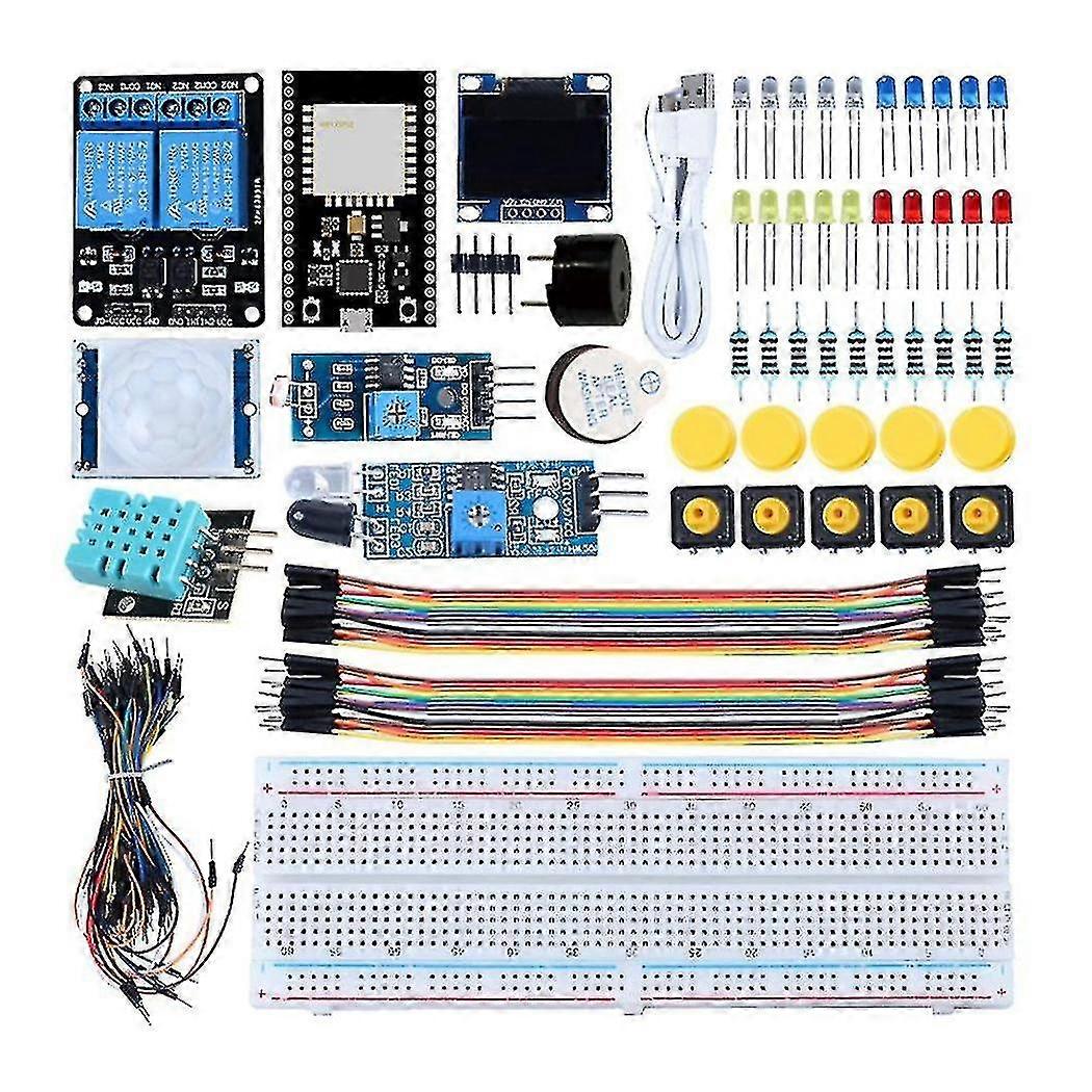 25-26 Esp32 Wifi Board Super Kit Iot Development Board For Project, Great School Training Esp32 Kits