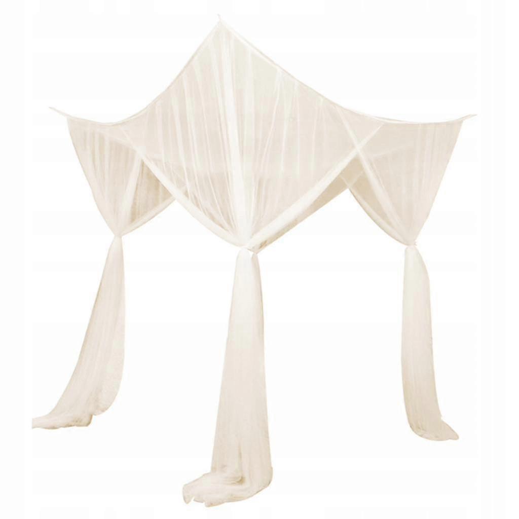 4 Corner Canopy Mosquito Net - Beige 2025