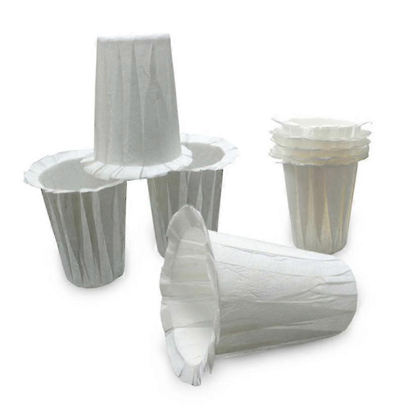 100Pcs Disposable Coffee Papers Filter with Plastic Filter Cup for Keurig 2.0
