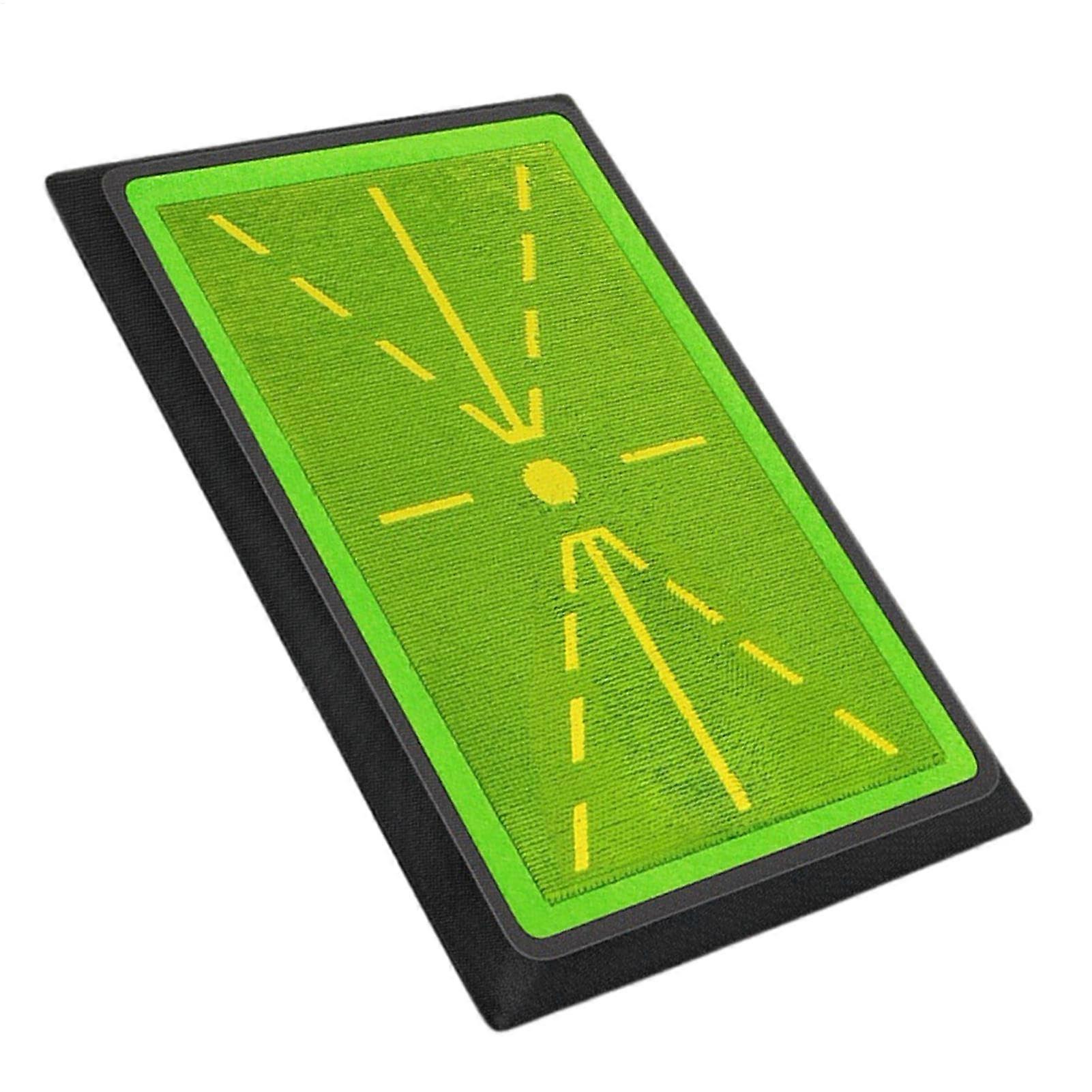Golf Swing Training Mat with Swing Path Precision, NonSlip Indoor Practice, Foldable Portable Design