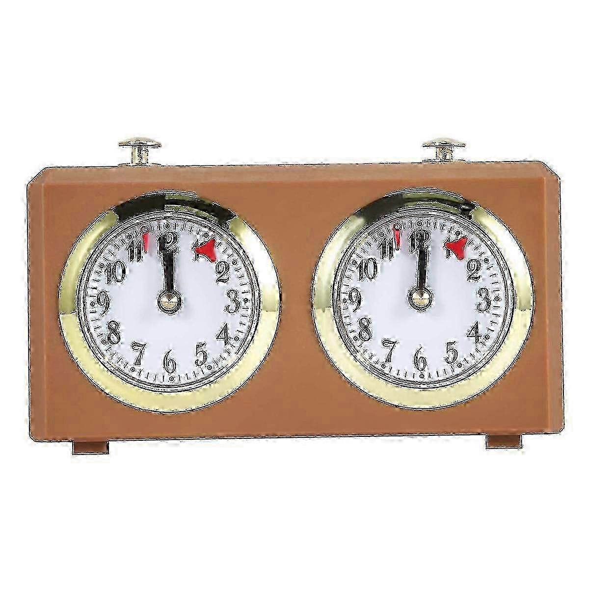 Analog Mechanical Chess Clock - Official Tournament Timer, No Battery Required