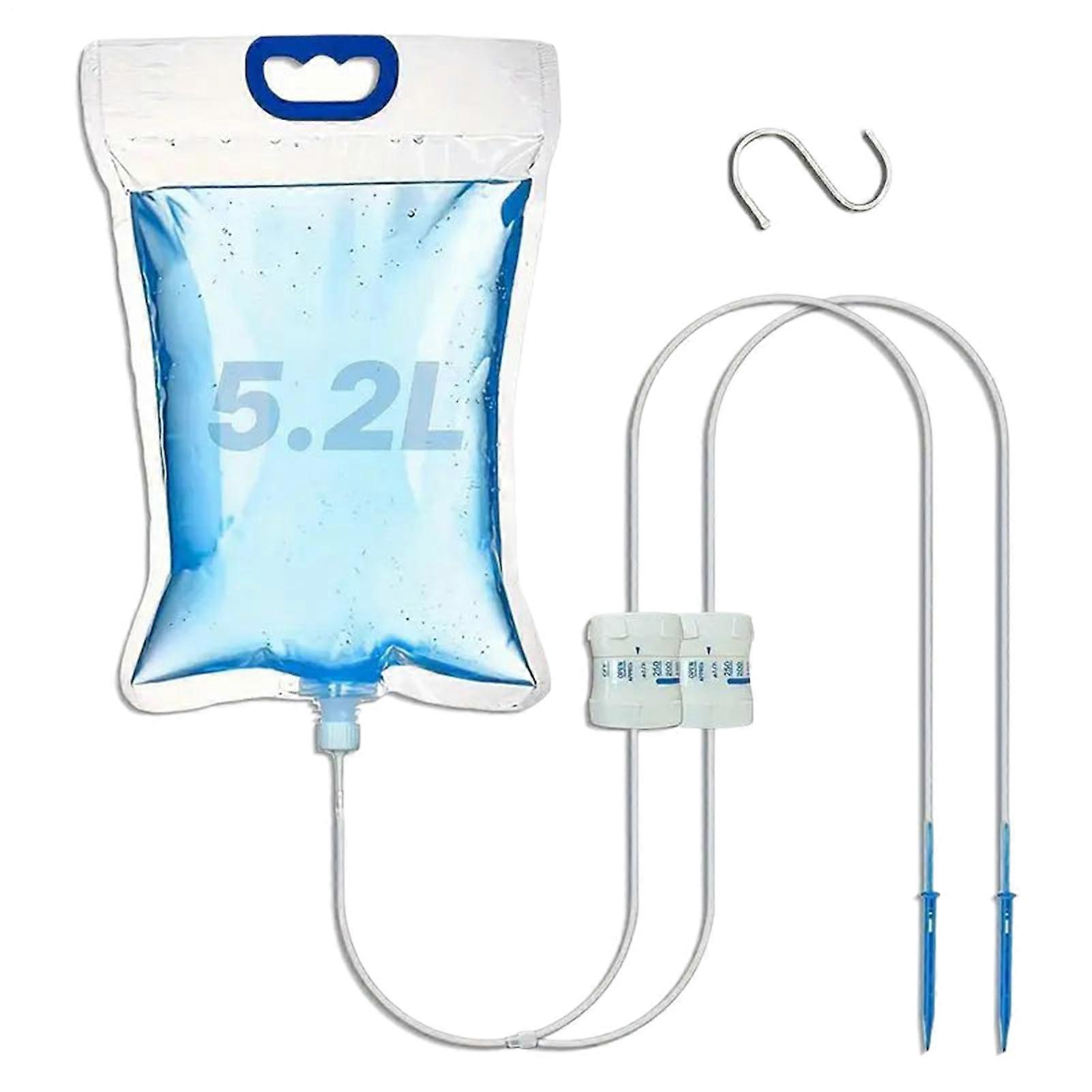 Tree Watering Bag 5.2L with Automatic Drip Irrigation, Adjustable Flow and Transparent Water Level