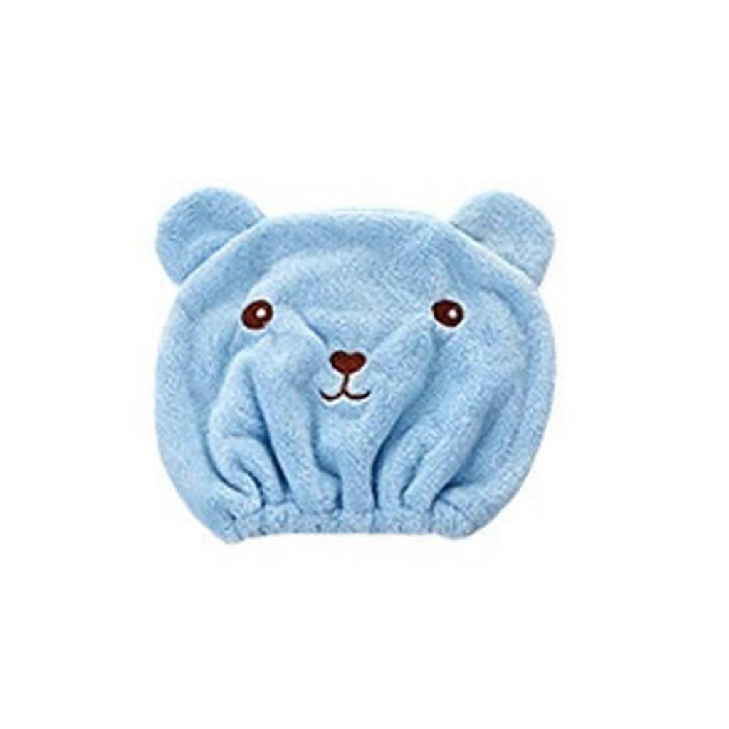 Hair Drying Towel Microfiber Hair Wrap Quick Moisture Absorption Fast Drying Blue 1 Pack