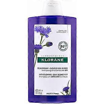 A la Centaurea Bio anti-yellowing shampoo for gray & blonde hair Klorane 400 ml