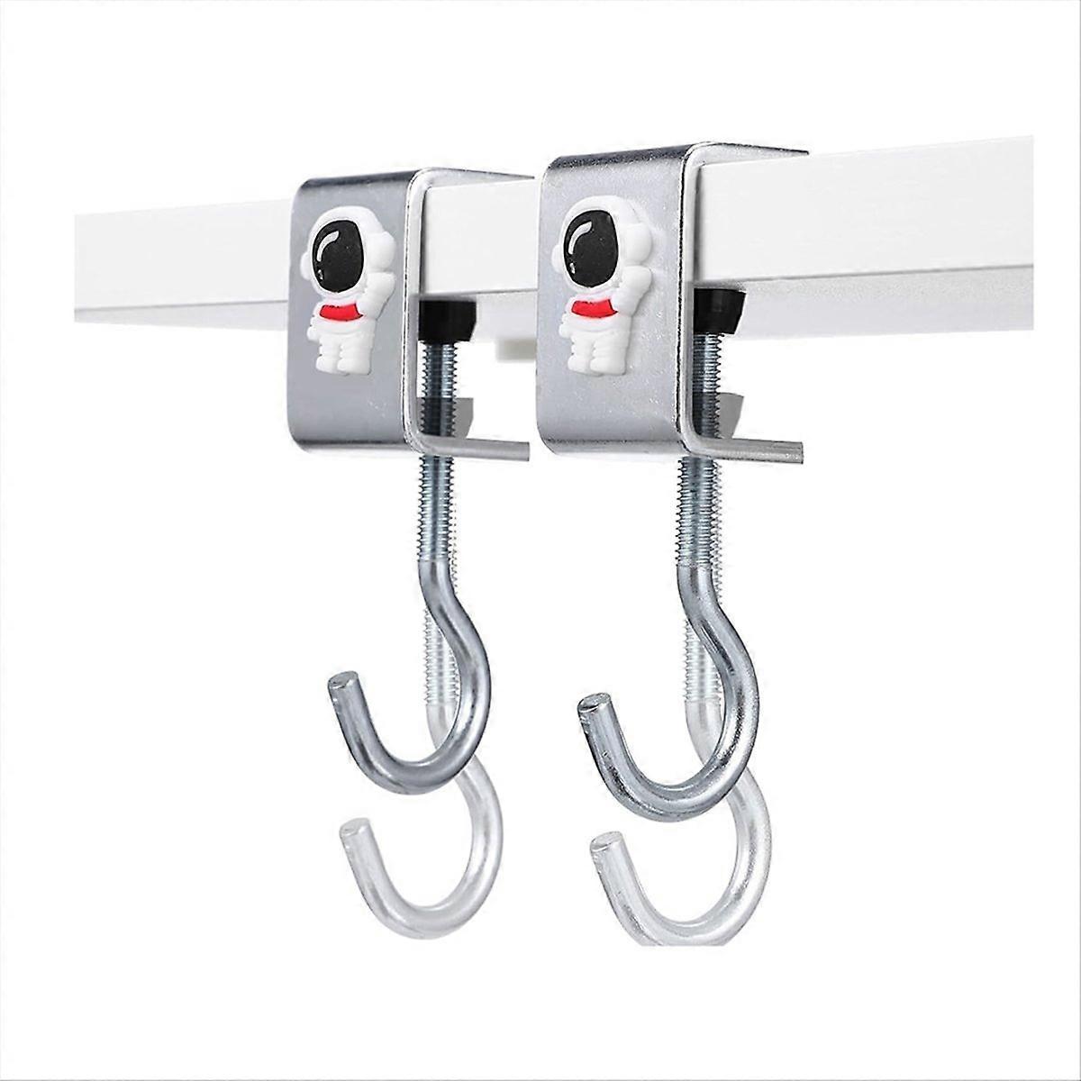 2 Pcs Nail Free Storage Hook, Space Organizer Headset Stand