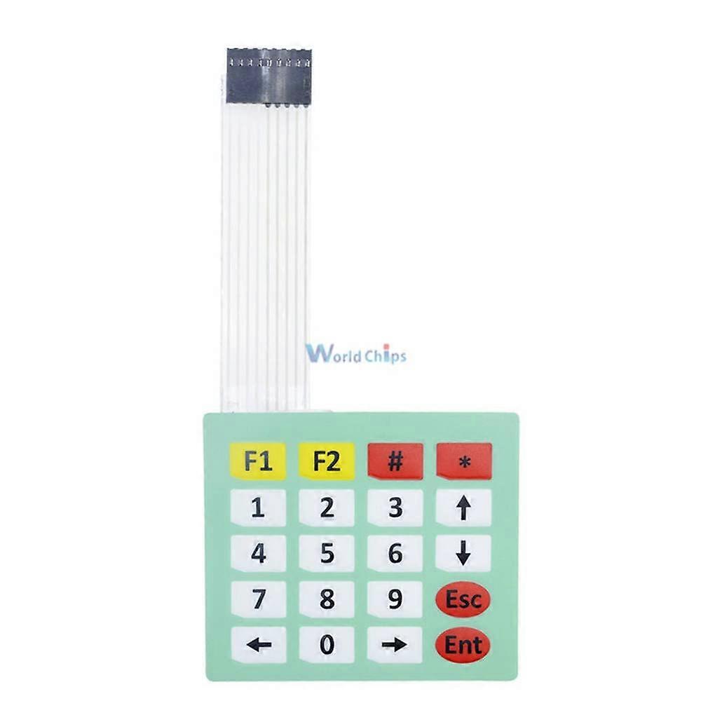 Membrane Keypad 20Key 4x5 Matrix Keyboard for Arduino Microcontroller Easy Integration