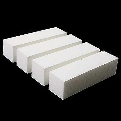 Nail Buffer Block and File Set 10pcs White for Precise Nail Shaping Manicure Pedicure Acrylic