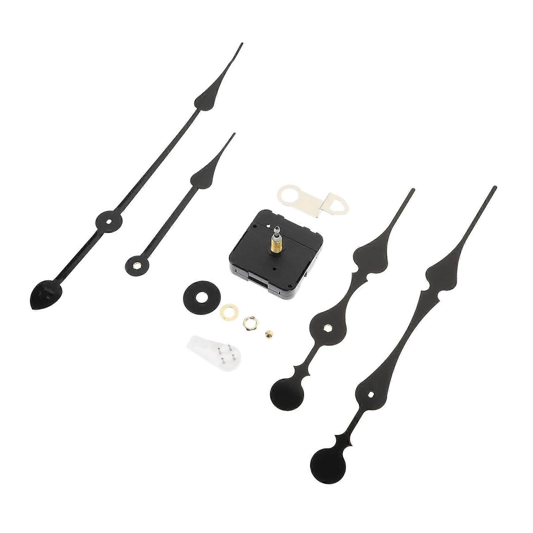 Torque Clock Movement Kit with Classic Spade Hands for DIY Wall Clock  and Home Decor