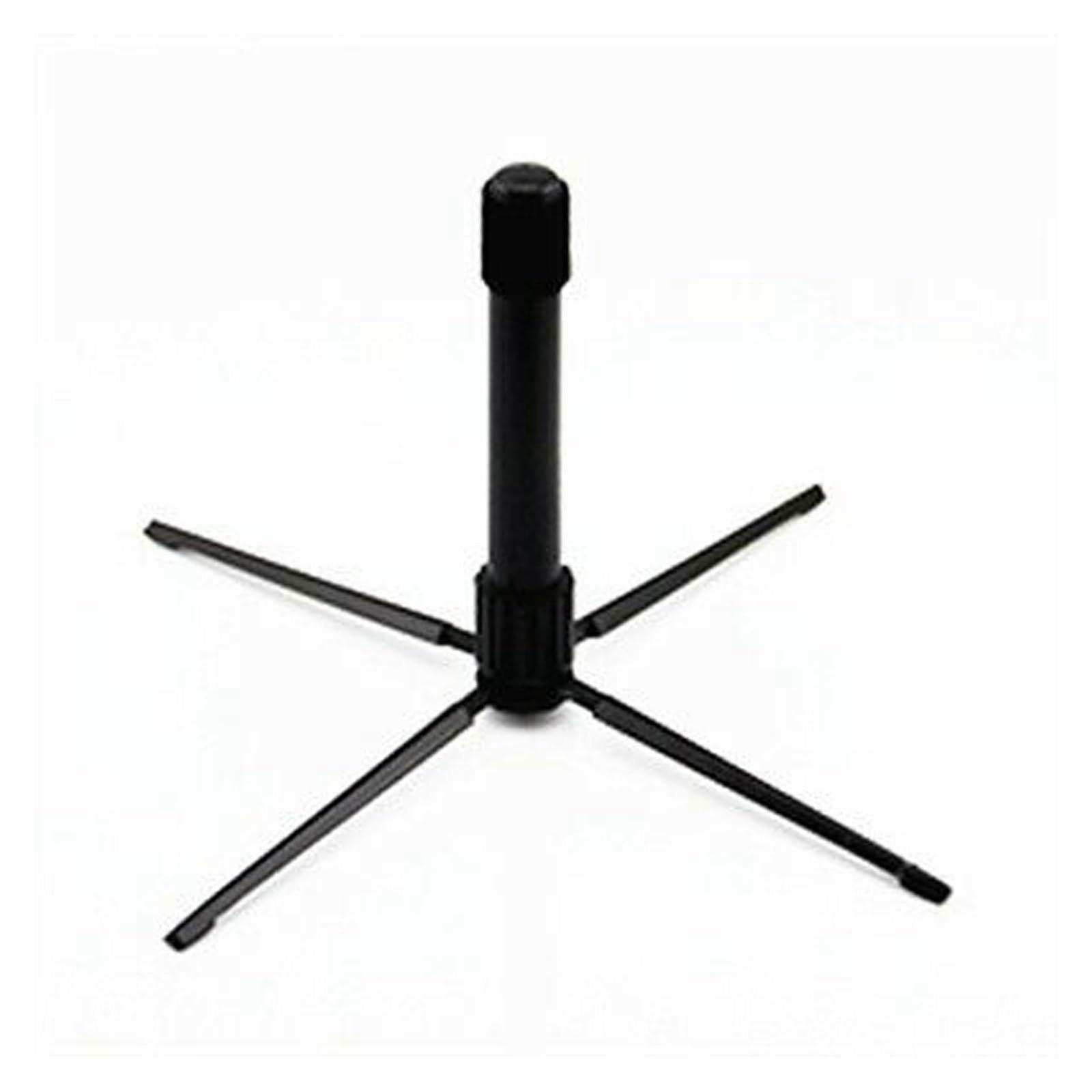 Folding Clarinet Stand Metal Portable Compact Holder with Secure Support for Practice and Performance