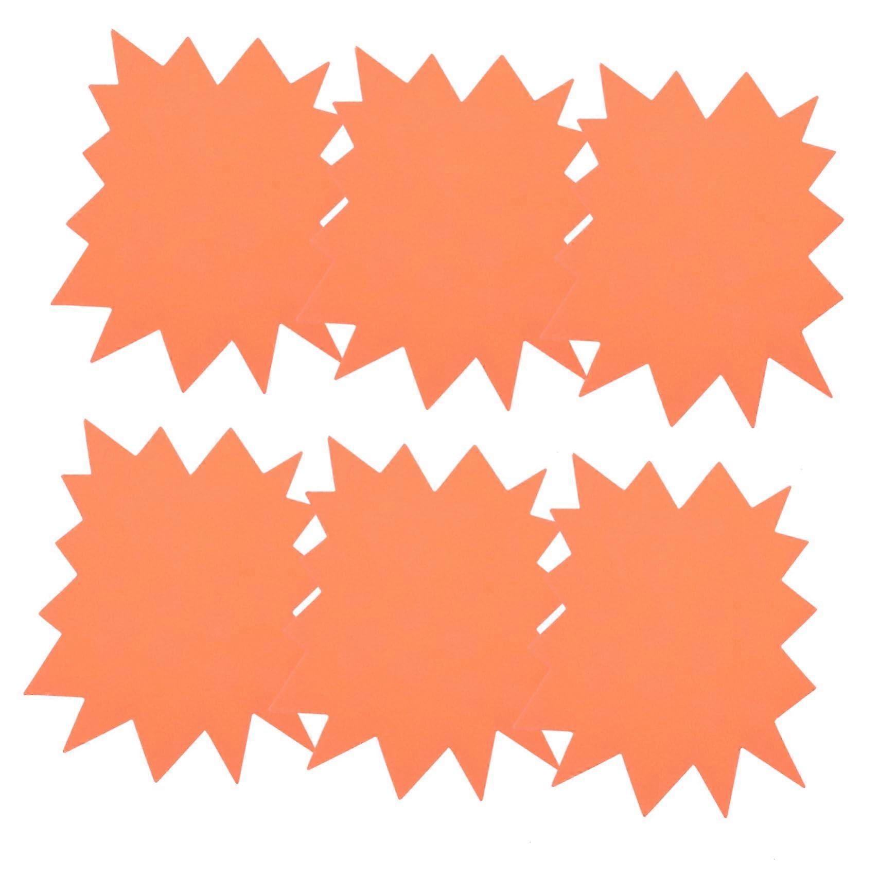 30Pcs Bright Explosion Shape  Tags EyeCatching Retail Stickers for Stores and Cosmetics