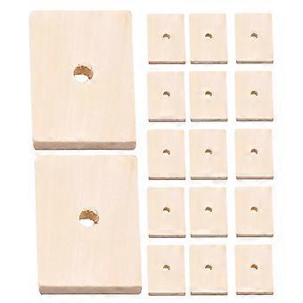 Blocs de bois à mâcher pour perroquets (20 pièces) - Jouets à mordiller résistants