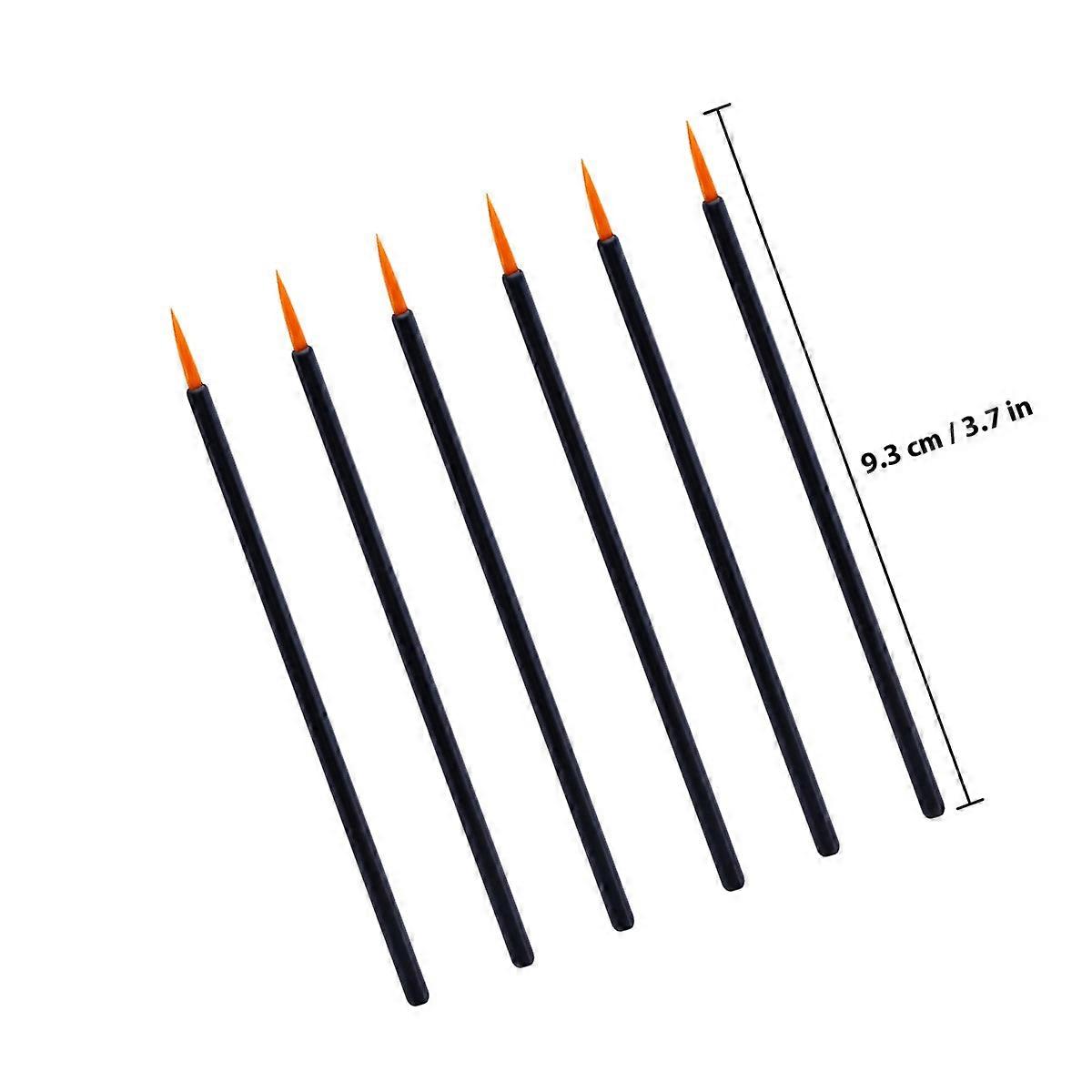 Schwarzer Einweg-Eyelinerpinsel, 100 Stück