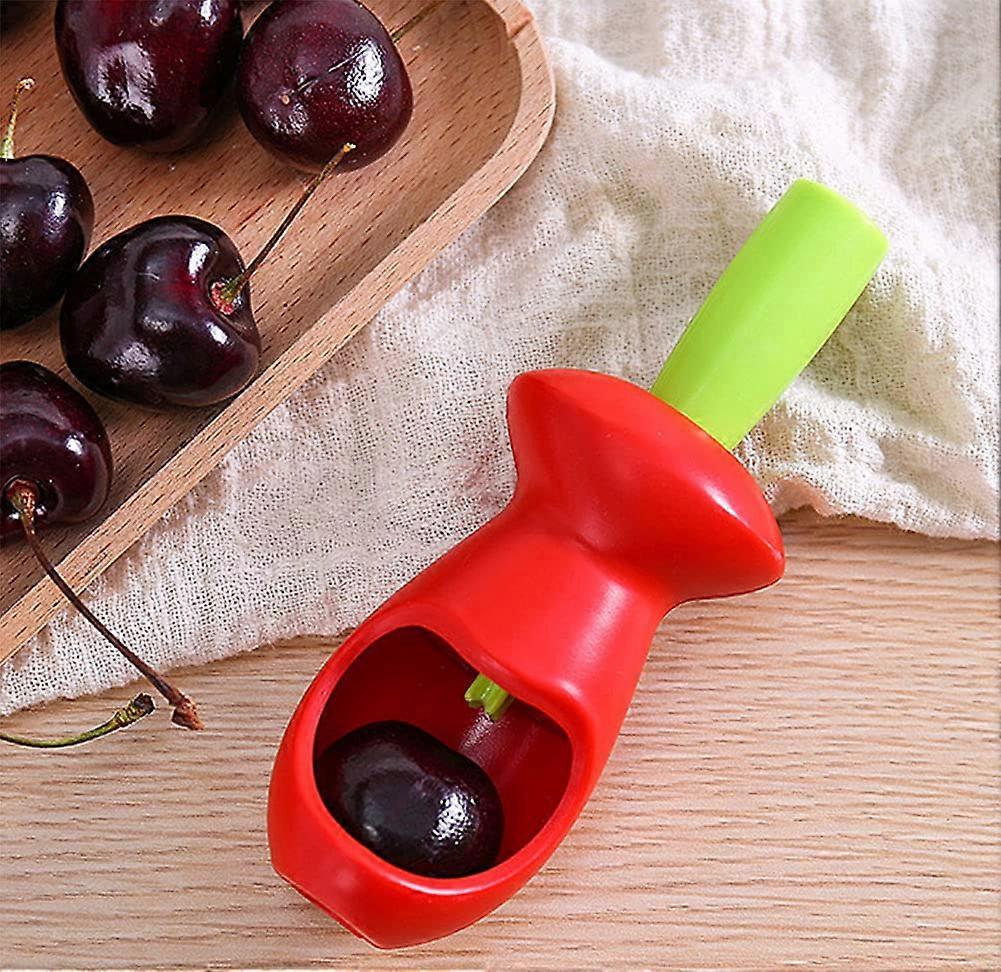 Cherry Pitter and Date Pit Remover Kitchen Tool, Quick Pit Removal, Preserves Fruit Shape
