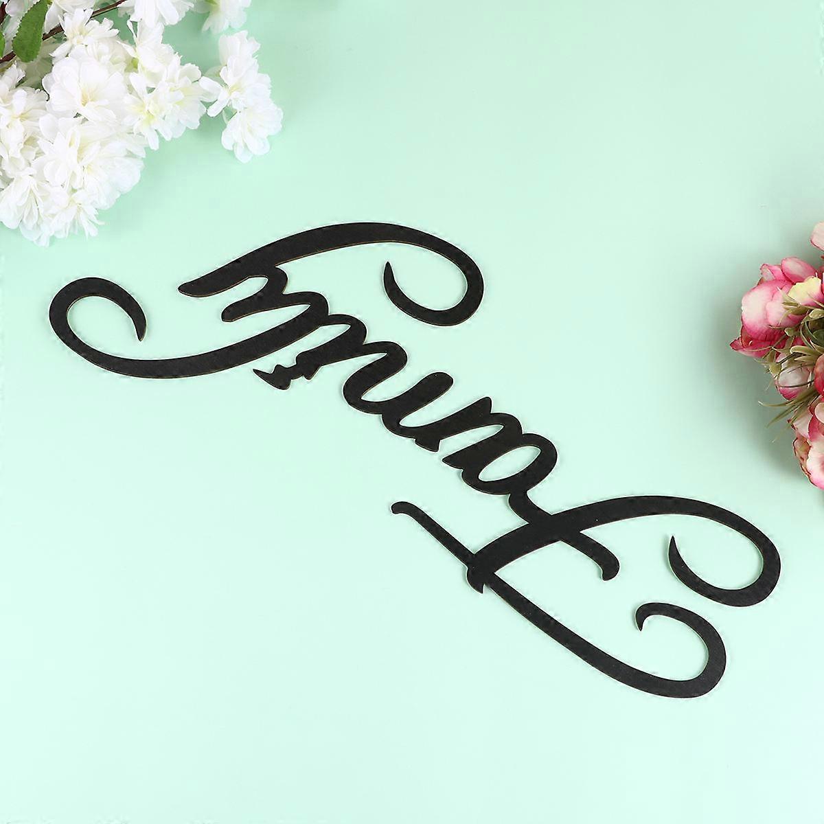 Creative Wall Decoration Timber Initials For Decor Simple Design 1Set