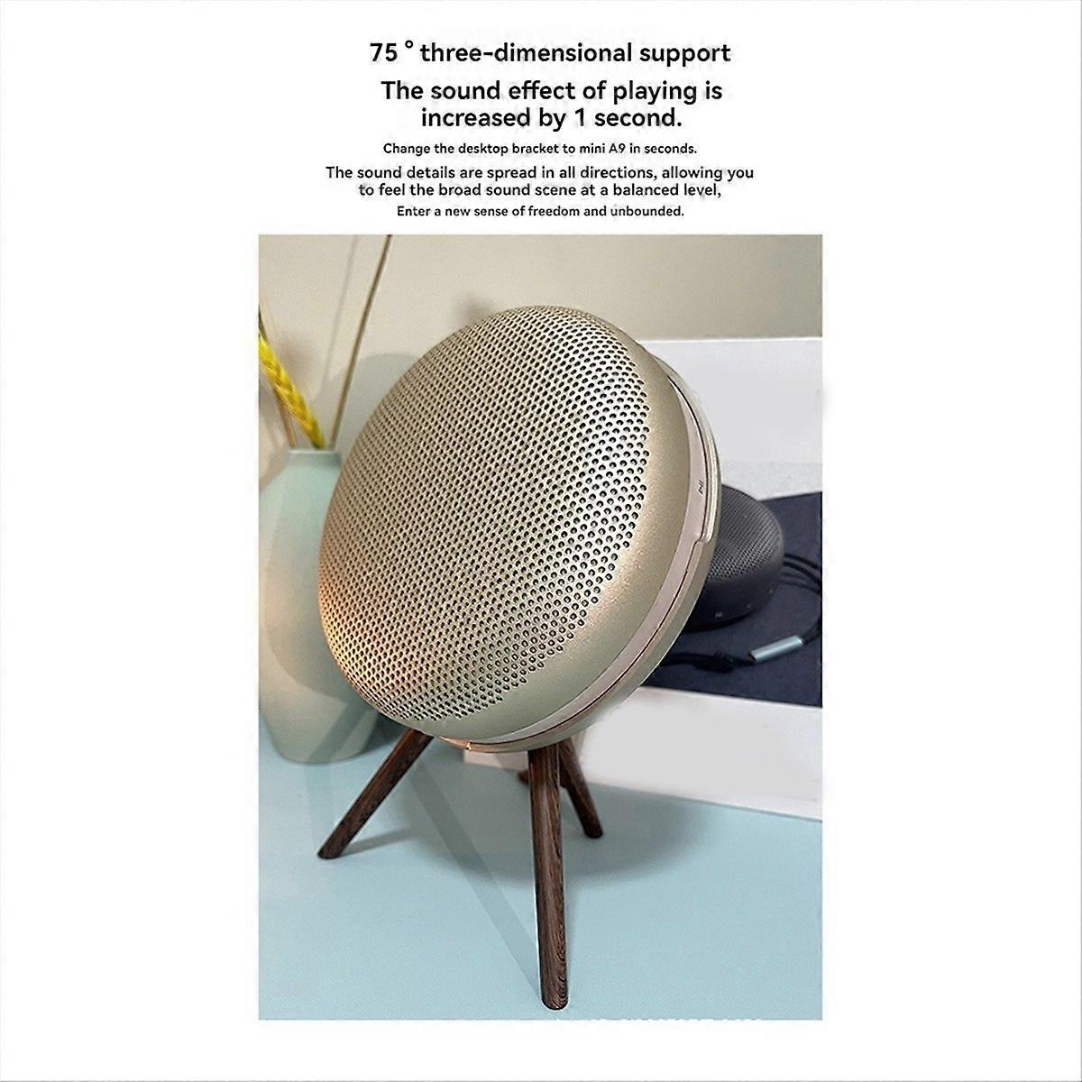 Stable Speaker Stand Holder Enhanced Stability Black Grain